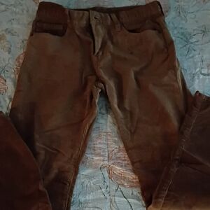Youth Brown Corduroy Pants Size 16 Original Straight